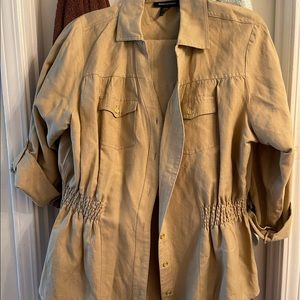 Linen top and pants outfit